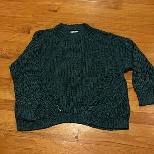 Soft bluish green sweater